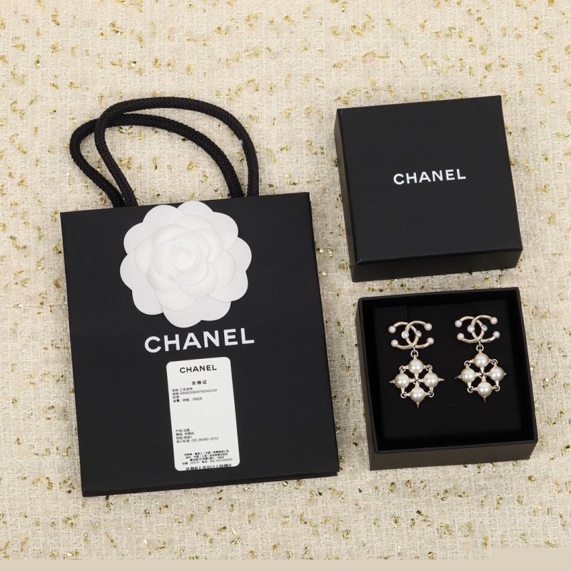 Ch*el earrings